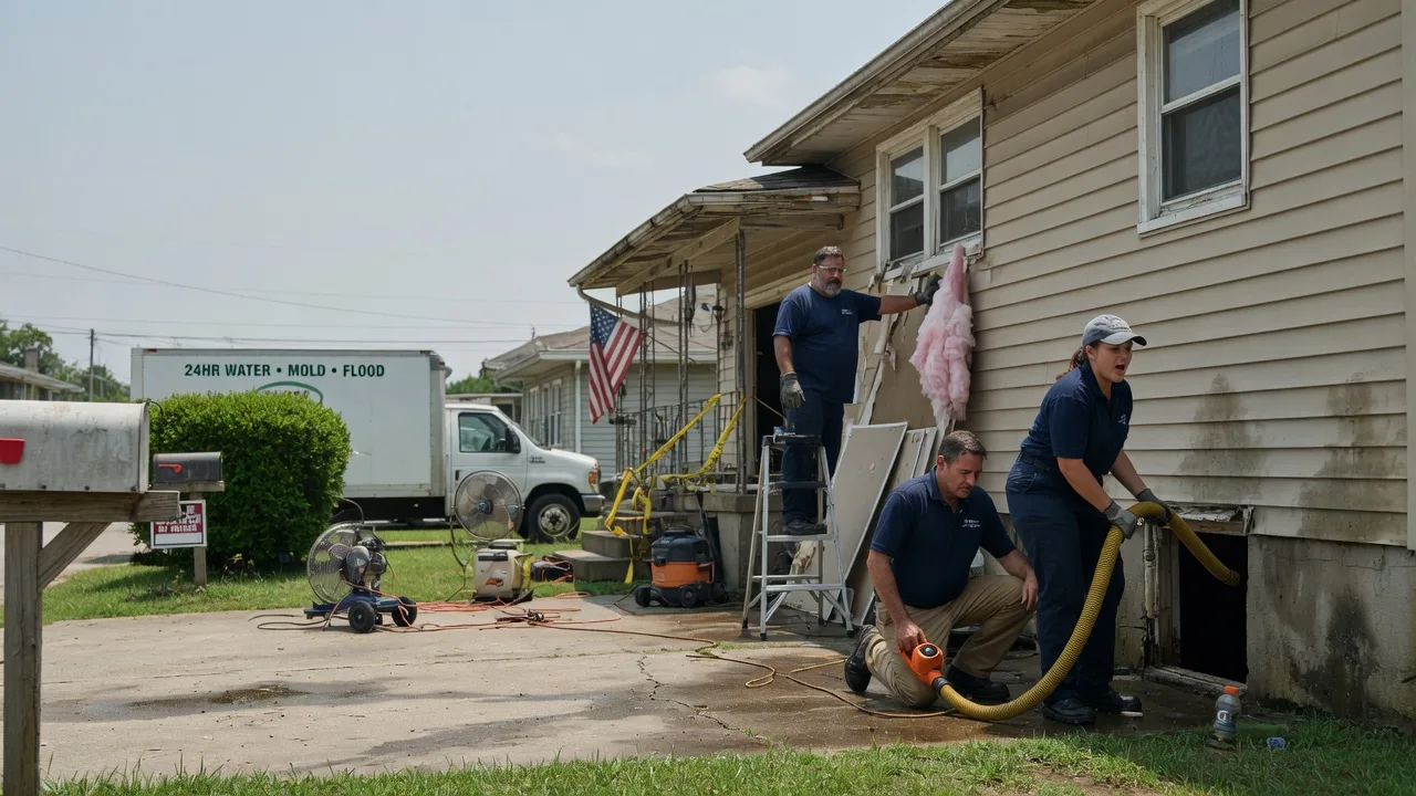 Water Damage Repair in Darrow, LA near me